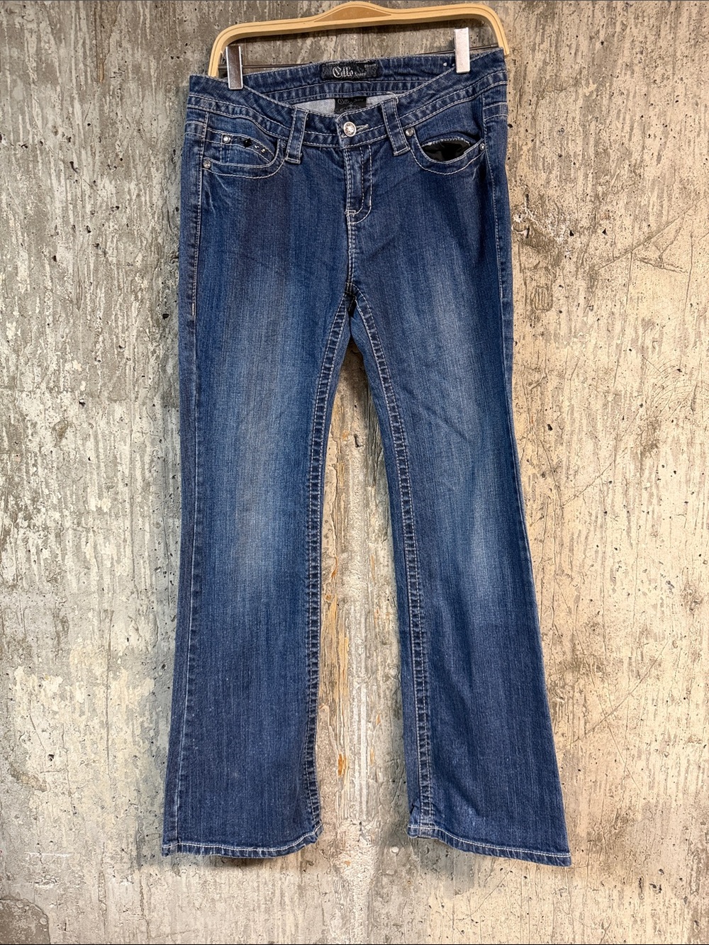 CELLO JEANS Women's Embellished Bootcut Jeans Size 12